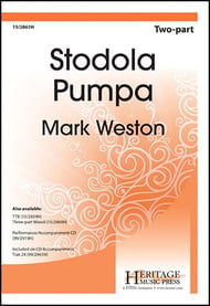 Stodola Pumpa Two-Part choral sheet music cover Thumbnail